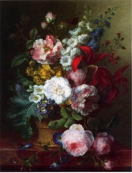 unknow artist Floral, beautiful classical still life of flowers.134 oil painting image